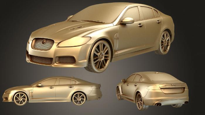 نموذج ثلاثي الأبعاد لآلة CNC السيارات والنقل جاكوار XFR 2011